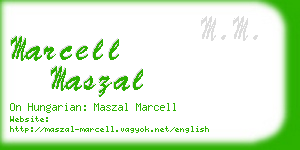 marcell maszal business card